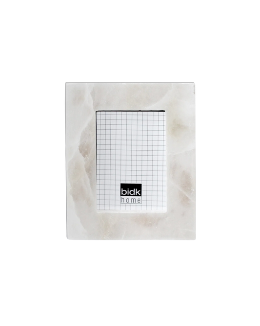Alabaster Photo Frame 4X6 -White