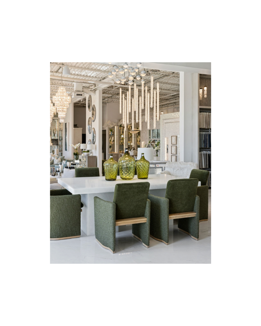 Marble Custom Dining Table - White