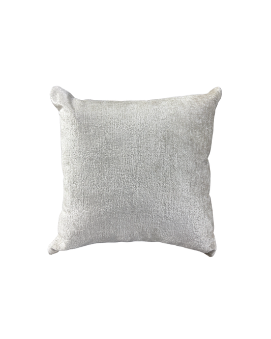 Cream Chenille Pillow