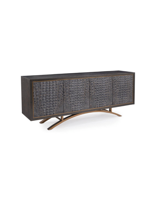 Greystoke Four-Door Sideboard - Gray