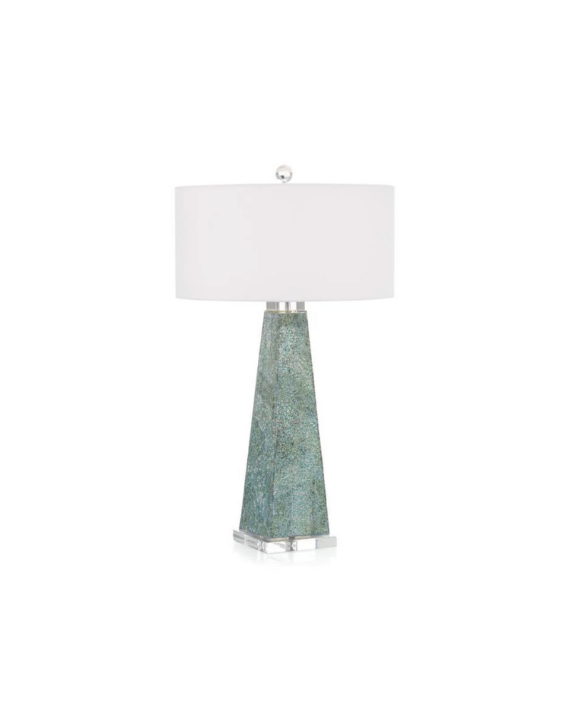 Dappled Sea Table Lamp - Green