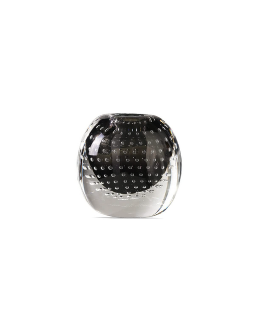 Shorty Glass Vase - Black