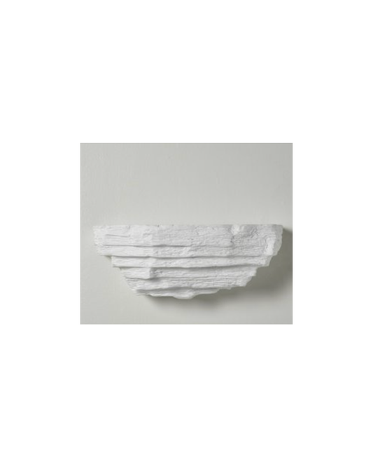 Global Views Marlie Sculptural Wall Shelf - White