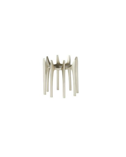 Spike Candle Holder - Silver