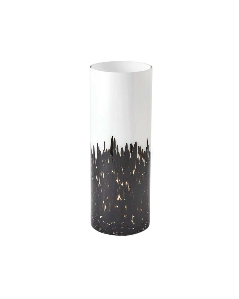 Confetti Vase Large - Black and White