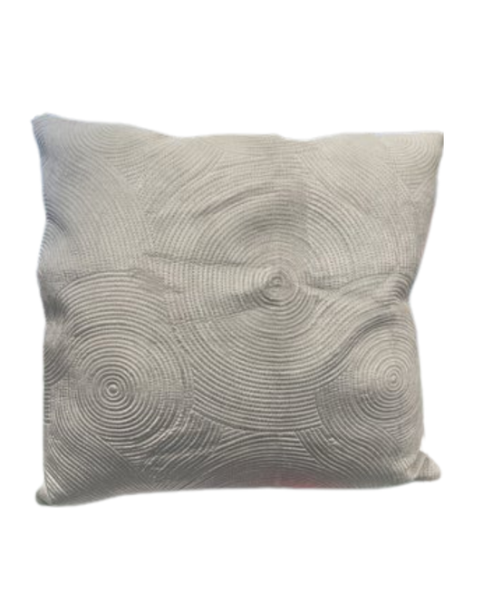 Callisto Custom Einar Euro Sham Circles- White