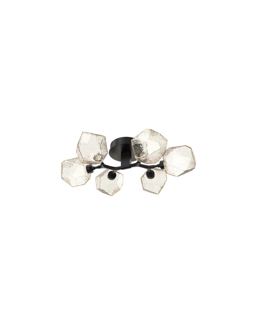 Gem Flush Mount - Black