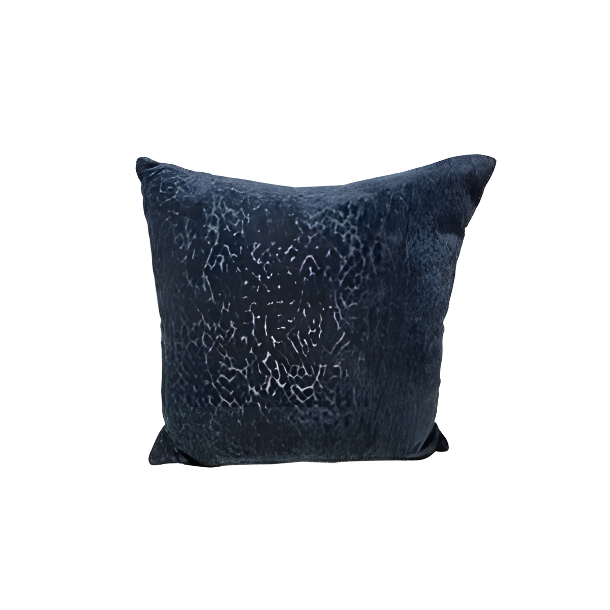 Custom Blue Damask Pillow, 20 x 20