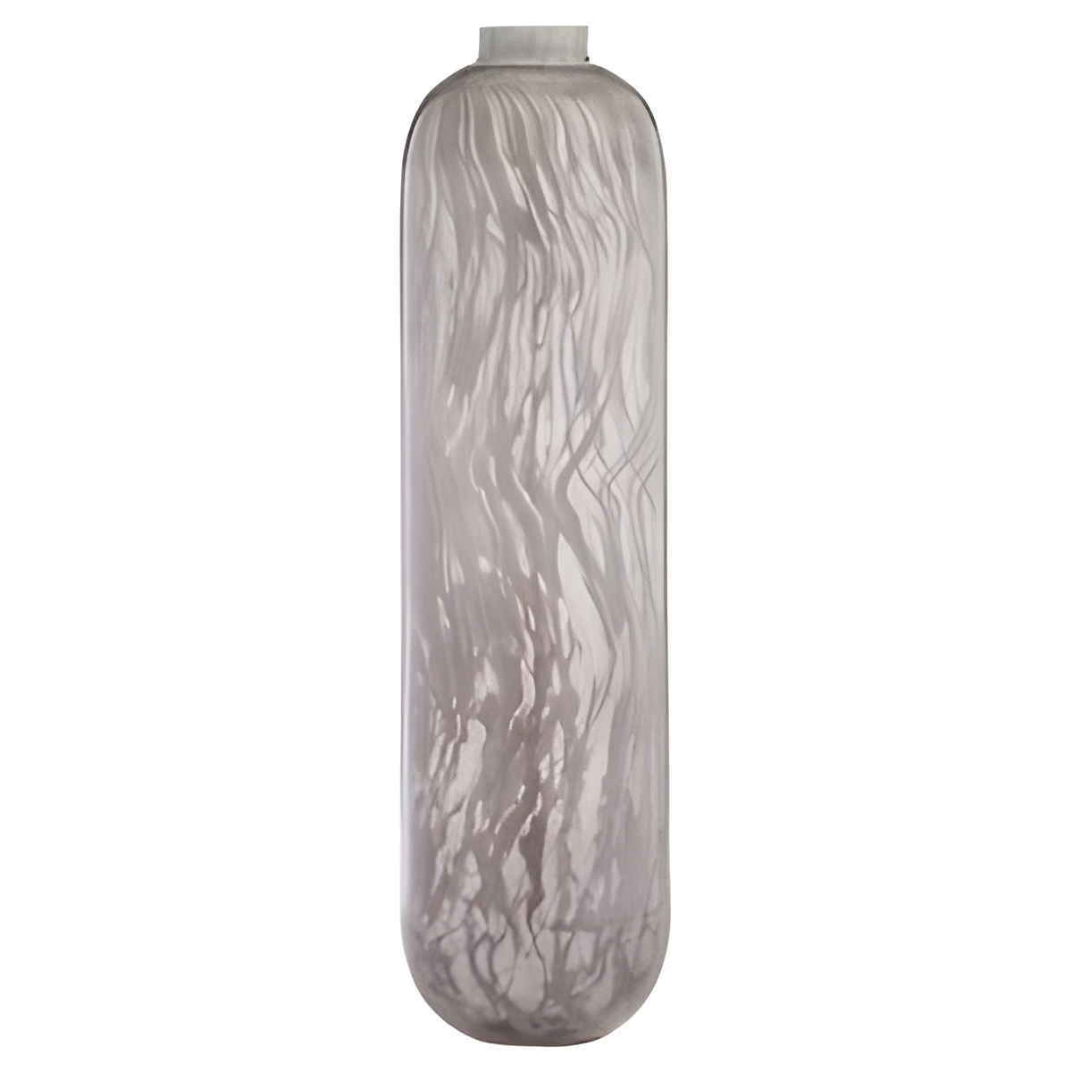 Billow Large Gray Swirl Vase