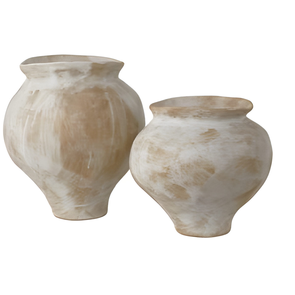 Rounded Neutral Decorative Vase