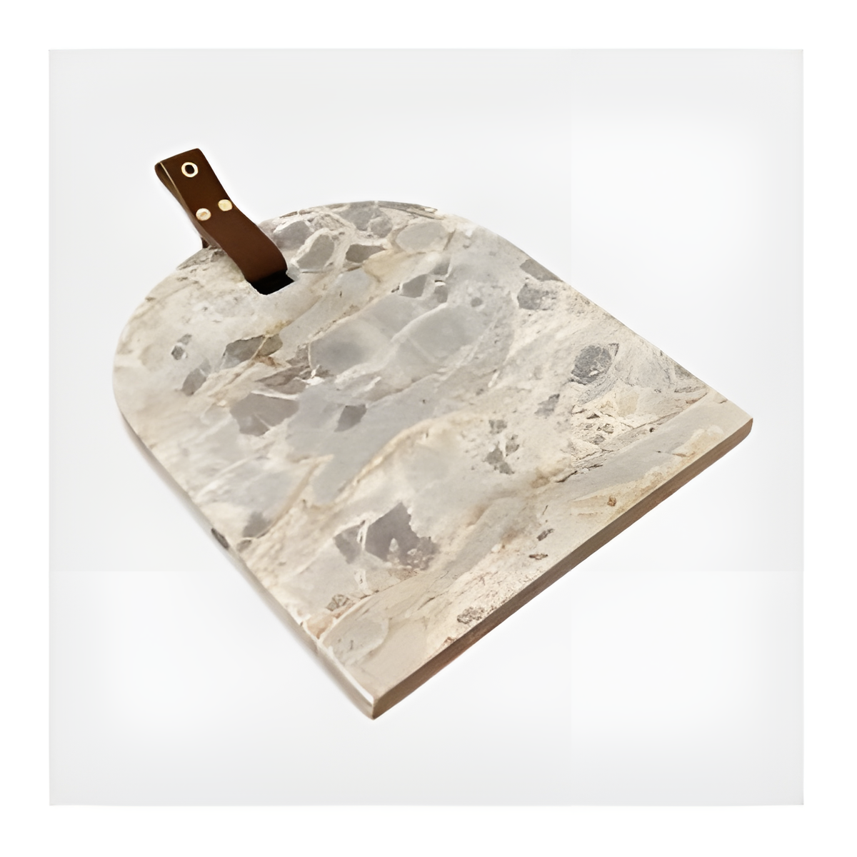Marble-Pattern Paddle Decorative Accent