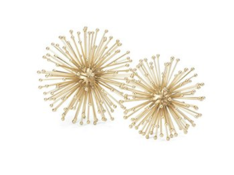 Gold Stellar Orb (Set of 2)
