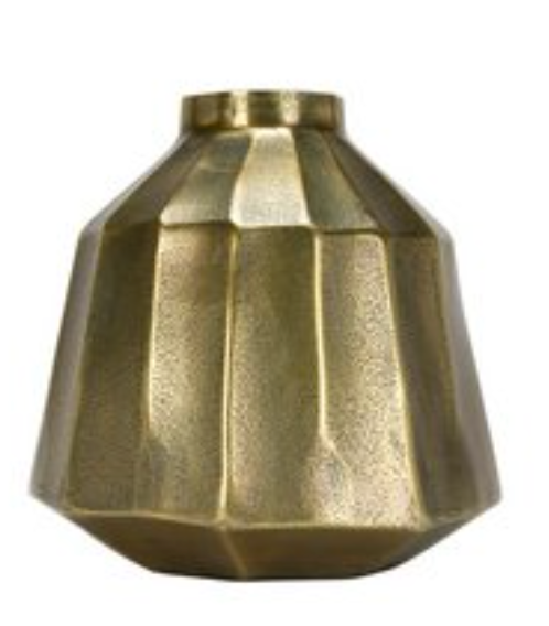Gold Metal Vase