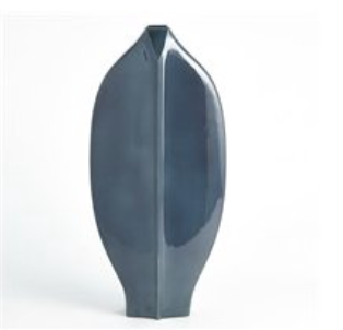 Tall Teal Vase