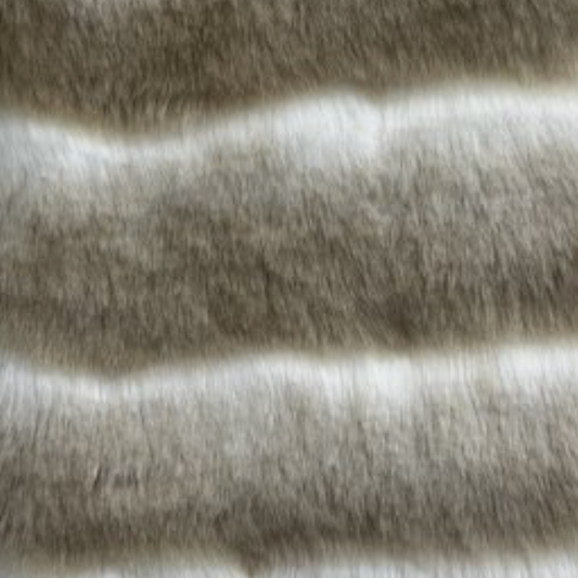 Cream Stripe Fur