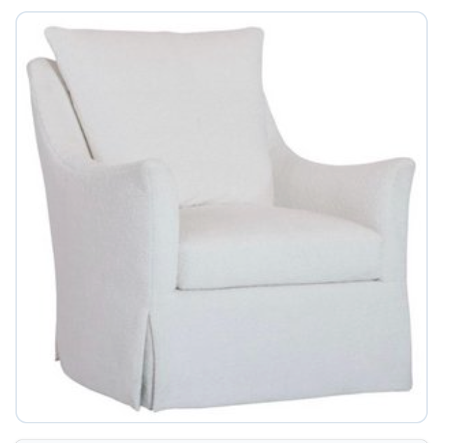 Swivel Chair - White