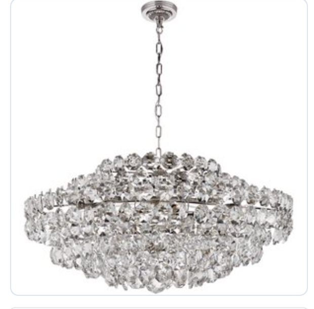 Sanger Large Chandelier - Silver