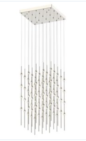 Constellation Cosmic Cube Chandelier - Silver