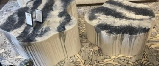 Cloe Nest Tables - Beige