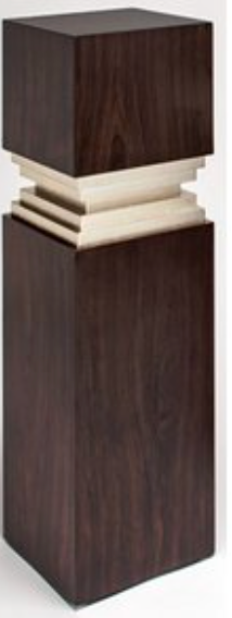 Wood Pedestal - Brown