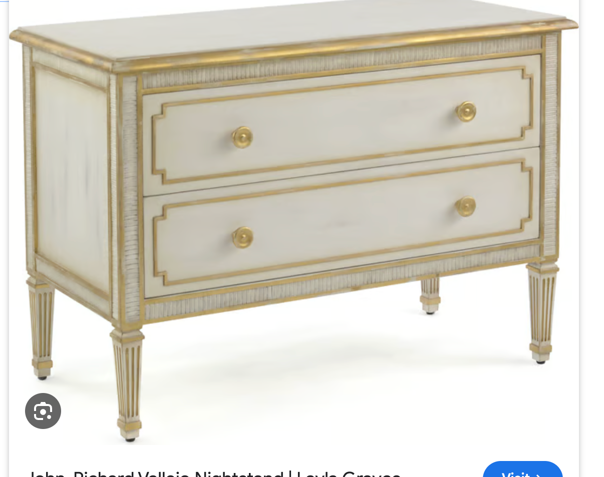 Vallejo Nightsand - Gold