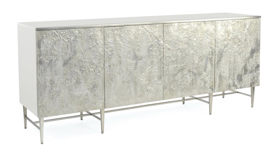 Gironde Four-Door Sideboard - Silver