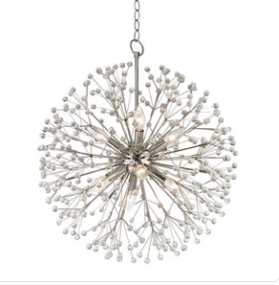 Dunkirk Chandelier - Silver