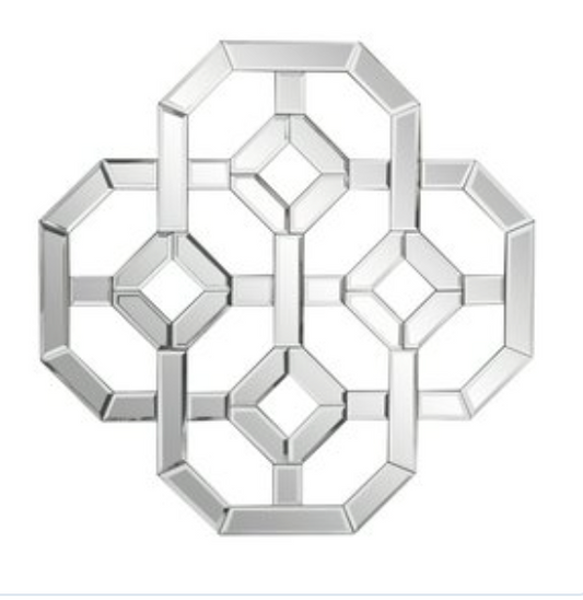 Beveled Glass Mirror - Silver