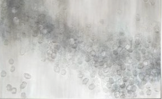 Night Snowflake Art - Silver