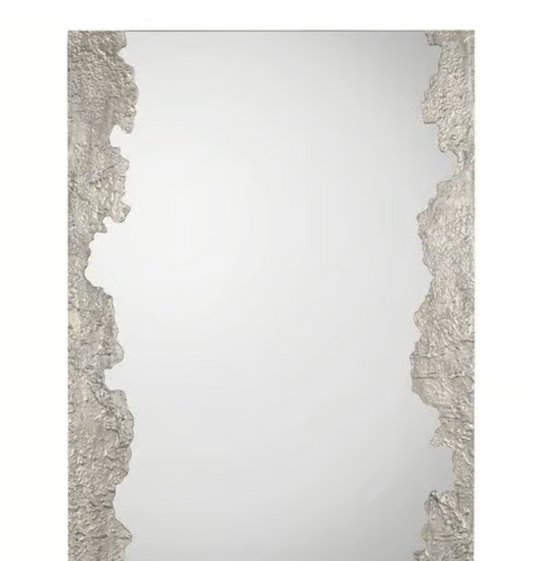 Wakame Silver / Pewter Rectangular Wall Mirror