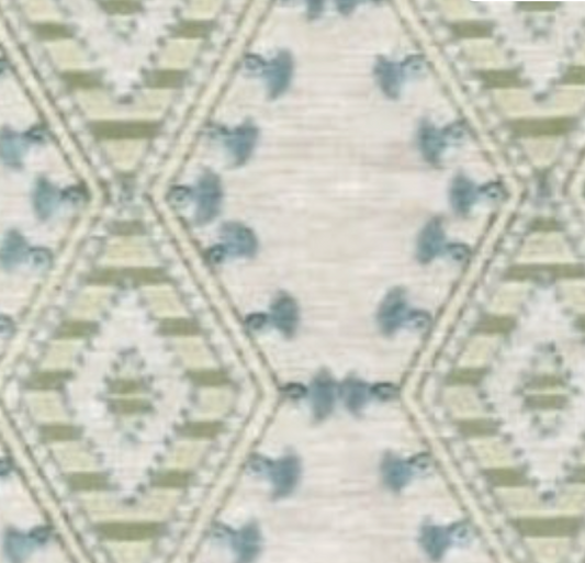 Blue and Green Fringe