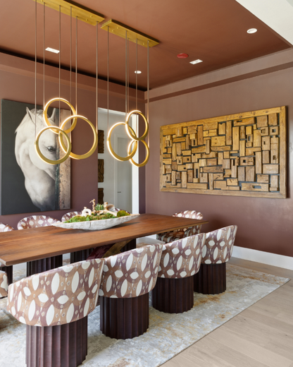 Area Rug - Abstract Rust