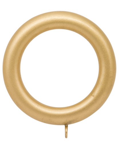 Drapery Hardware Rings - Wood - Set of 7