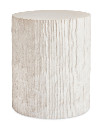 Terra Column Accent Table – Cream