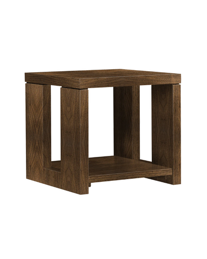 Wooden Side Table - Brown