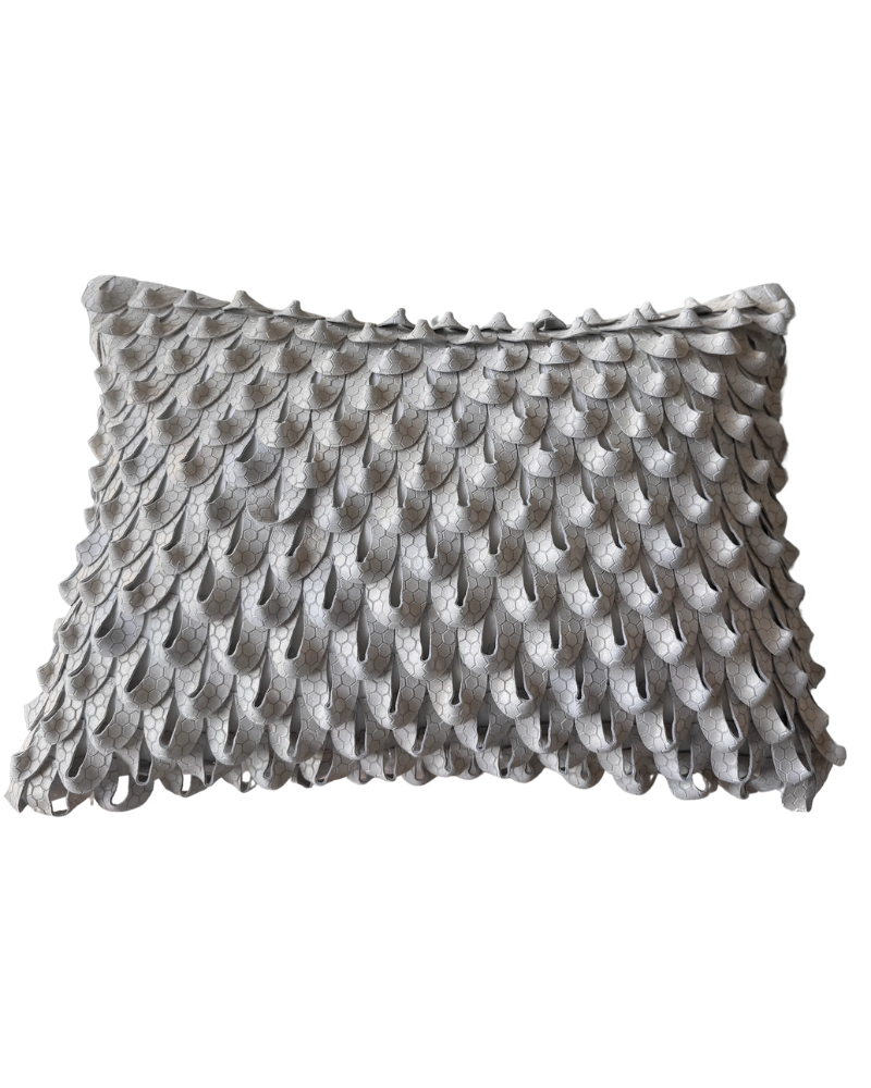 Velvet Hide Pillow - Ivory