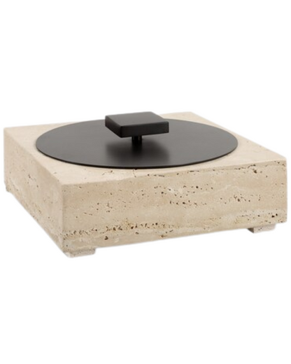 Travertine Box - Bronze