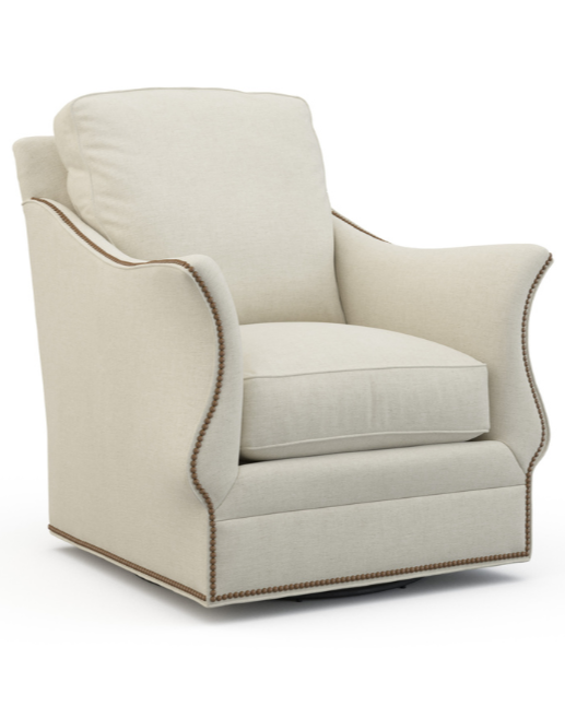 Motion Swivel Chair – Ivory