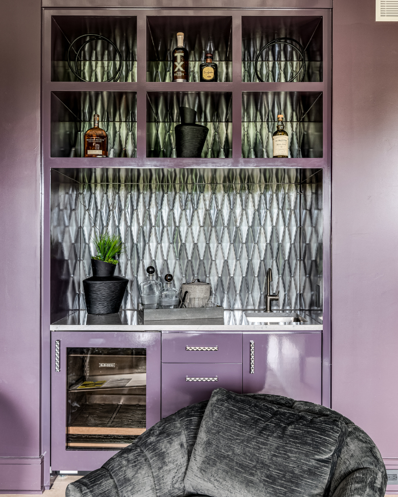 Hair-on-Hide Ice Bucket, Silver