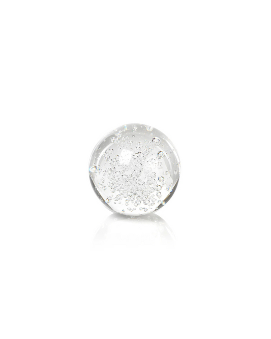 Crystal Fill Ball with Bubbles - Medium