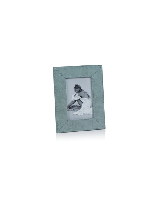 Blue Suede Picture Frame