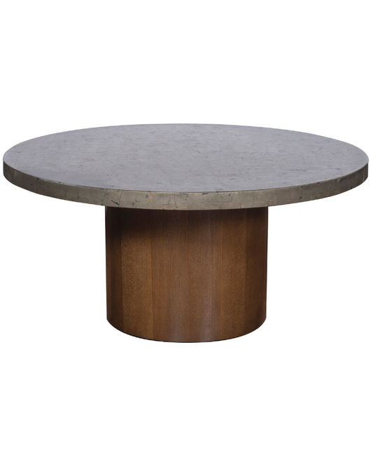 Stone Coffee Table - Mocha Finish