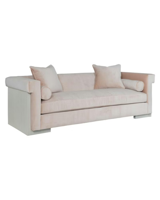 Statement Sofa - Verdant Green Velvet