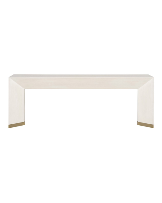Modern Waterfall Console - Cascade Wood Finish