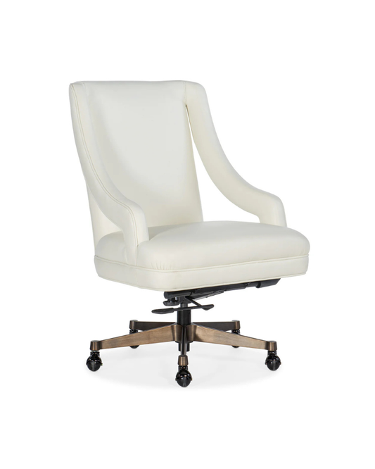 Executive Swivel Desk Chair - Textured Neutral