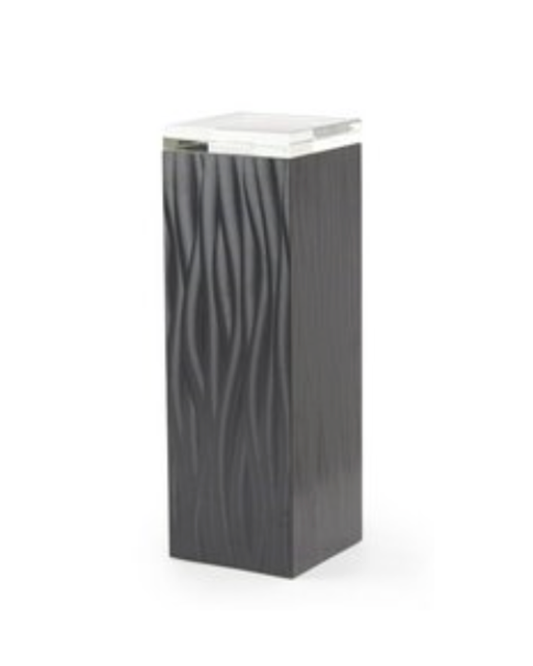 Pedestal - Black Texture