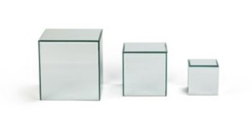 Tripar Mirror box display set of 3
