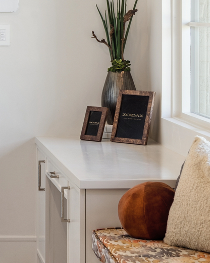 Burl Wood Frame - Brown