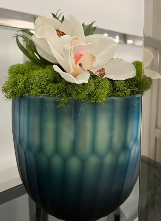 Blue Bowl Floral