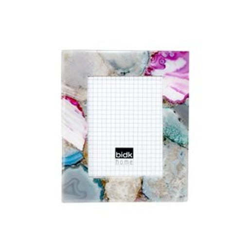 Rainbow Mixed Agate Photo Frame